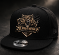 AlphaWolf Performance™ Embroidered New Era Snapback – Black and Tan